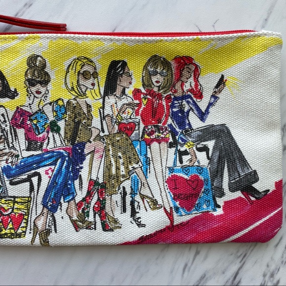 Brighton 2018 Canvas Pouch Makeup Bag - Picture 4 of 7